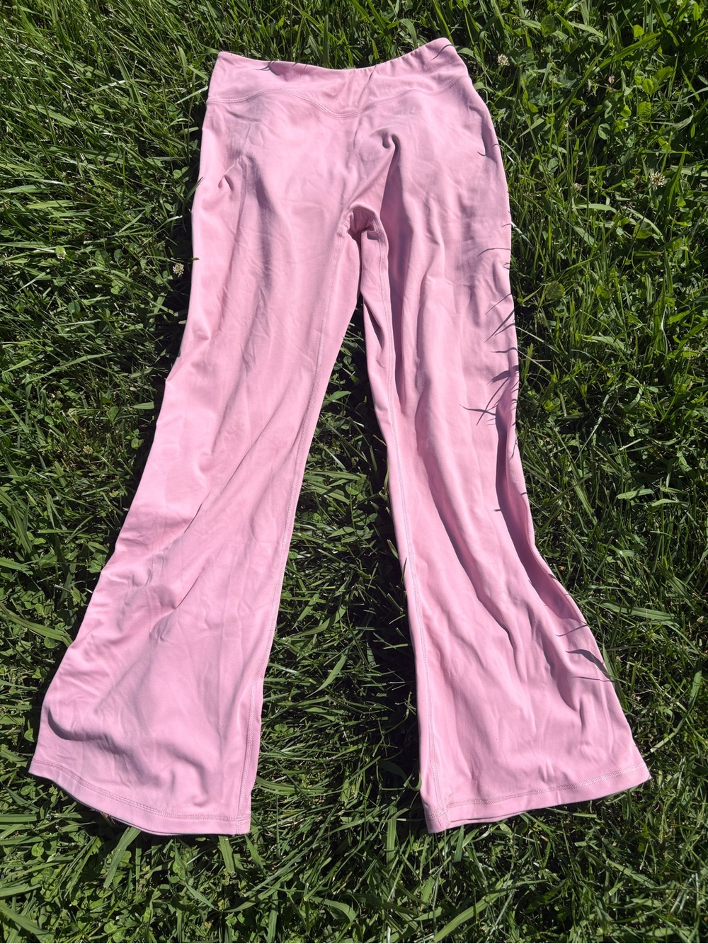 PINK Victoria's Secret Dusty Pink Active Flare Leggings